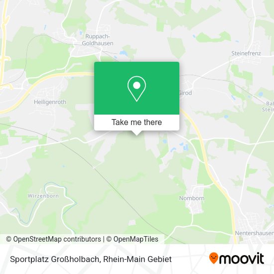 Карта Sportplatz Großholbach