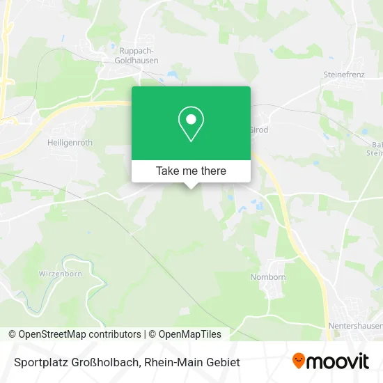 Карта Sportplatz Großholbach