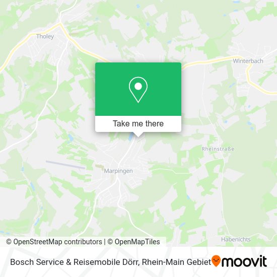 Карта Bosch Service & Reisemobile Dörr