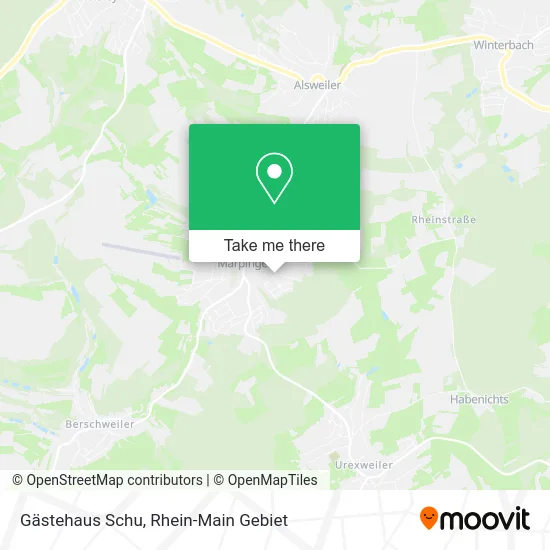 Карта Gästehaus Schu