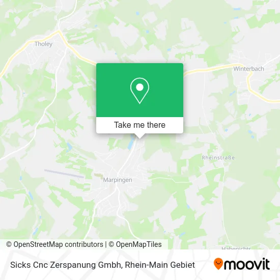 Карта Sicks Cnc Zerspanung Gmbh