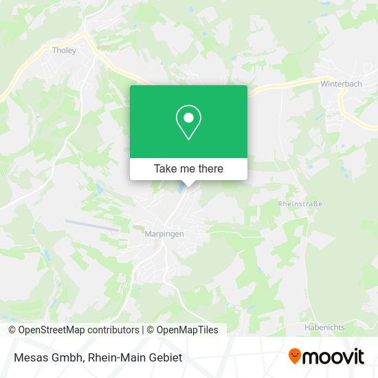 Карта Mesas Gmbh