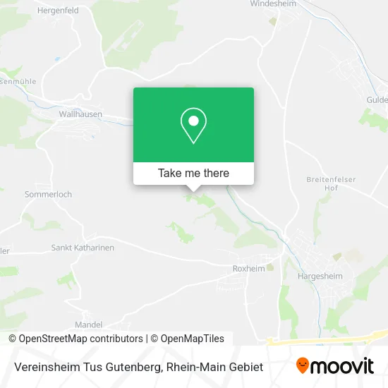 Карта Vereinsheim Tus Gutenberg