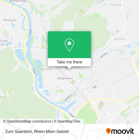 Карта Zum Saardom