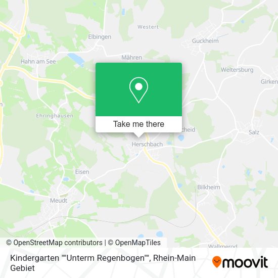 Карта Kindergarten ""Unterm Regenbogen""