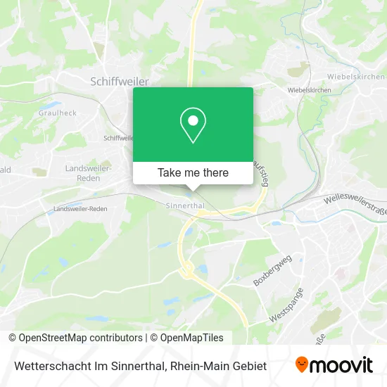 Карта Wetterschacht Im Sinnerthal