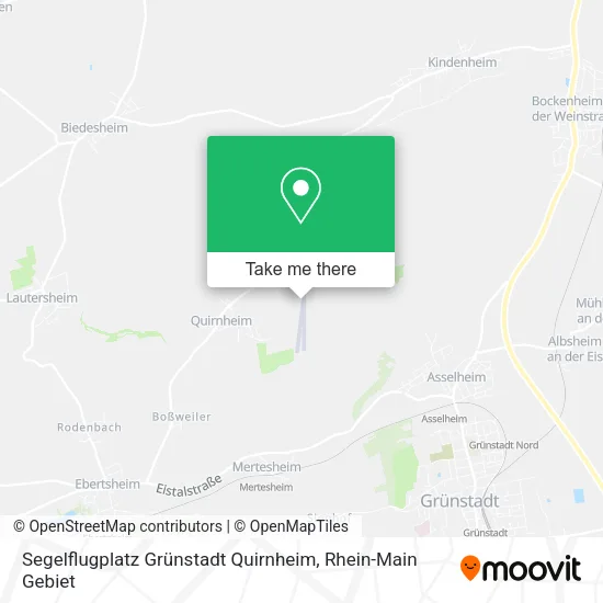 Карта Segelflugplatz Grünstadt Quirnheim