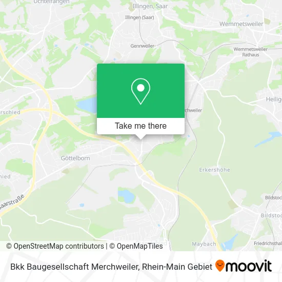 Карта Bkk Baugesellschaft Merchweiler