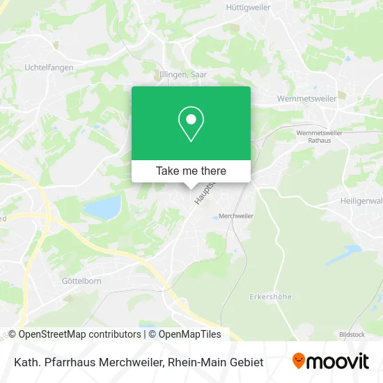 Карта Kath. Pfarrhaus Merchweiler