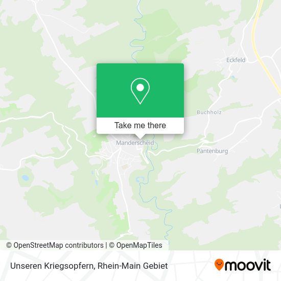 Карта Unseren Kriegsopfern