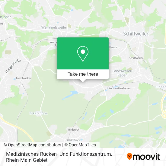 Карта Medizinisches Rücken- Und Funktionszentrum