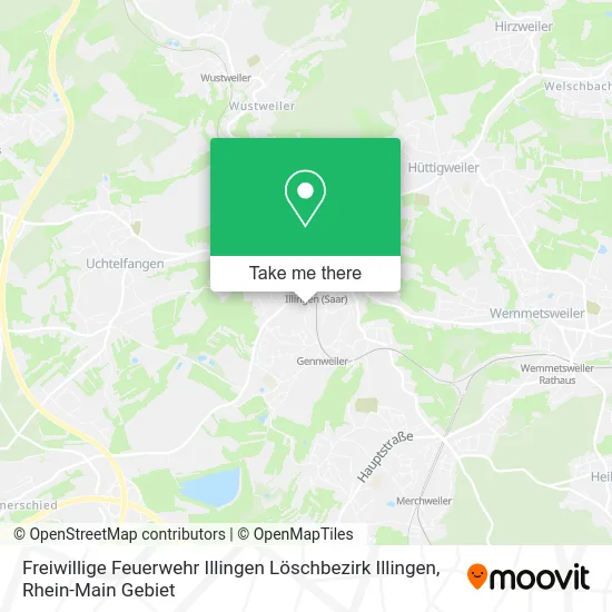 Карта Freiwillige Feuerwehr Illingen Löschbezirk Illingen