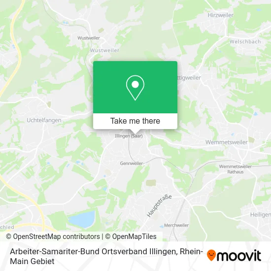 Карта Arbeiter-Samariter-Bund Ortsverband Illingen