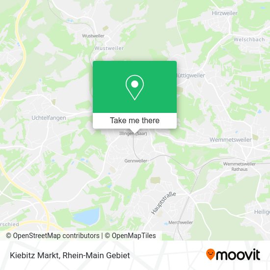 Карта Kiebitz Markt