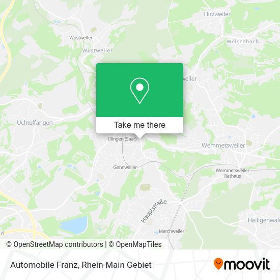 Карта Automobile Franz