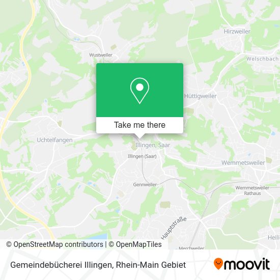 Карта Gemeindebücherei Illingen