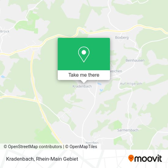 Карта Kradenbach