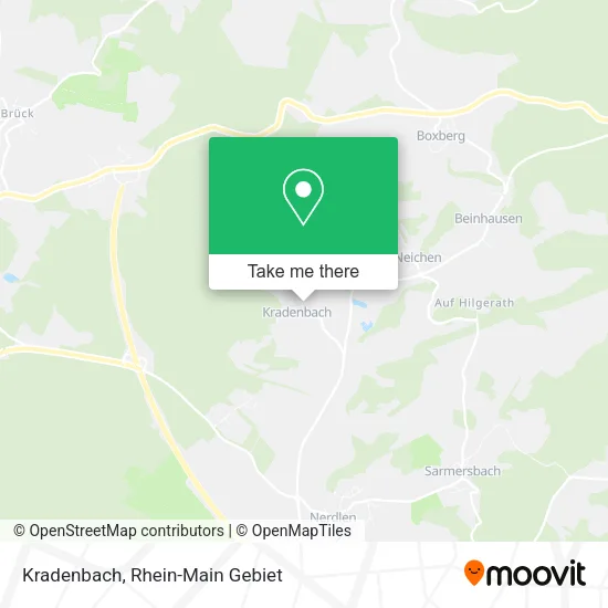 Карта Kradenbach