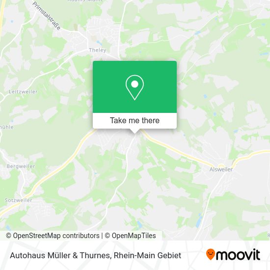 Карта Autohaus Müller & Thurnes