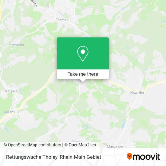 Карта Rettungswache Tholey