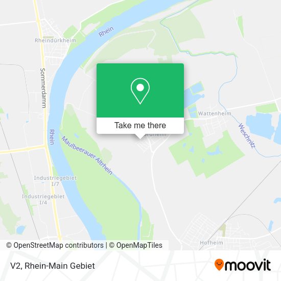 V2 map