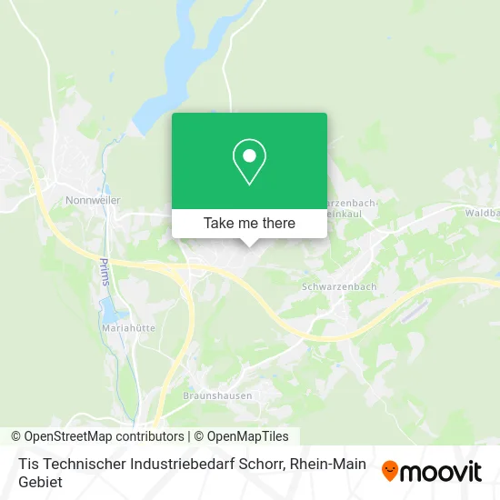 Карта Tis Technischer Industriebedarf Schorr