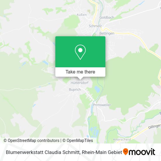 Карта Blumenwerkstatt Claudia Schmitt