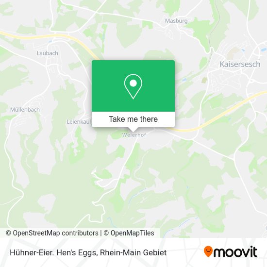 Карта Hühner-Eier. Hen's Eggs