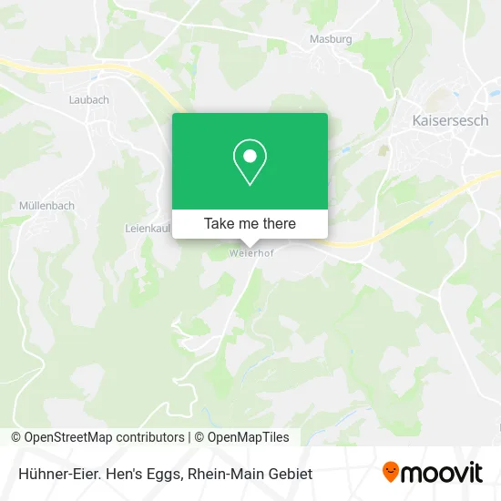 Карта Hühner-Eier. Hen's Eggs