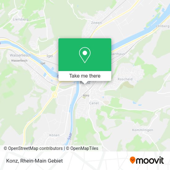 Карта Konz