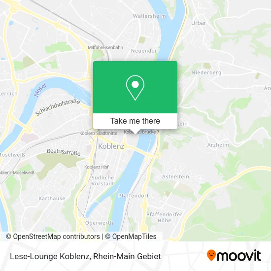 Карта Lese-Lounge Koblenz
