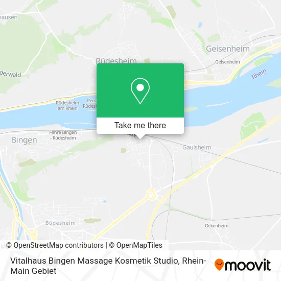 Карта Vitalhaus Bingen Massage Kosmetik Studio
