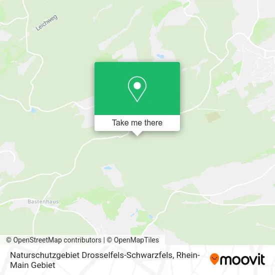 Карта Naturschutzgebiet Drosselfels-Schwarzfels