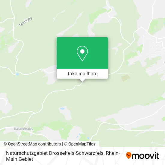 Карта Naturschutzgebiet Drosselfels-Schwarzfels