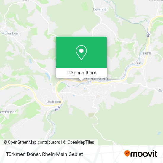 Карта Türkmen Döner