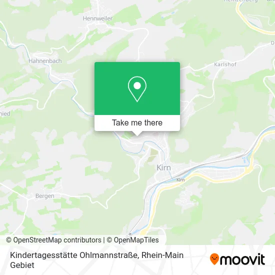 Карта Kindertagesstätte Ohlmannstraße