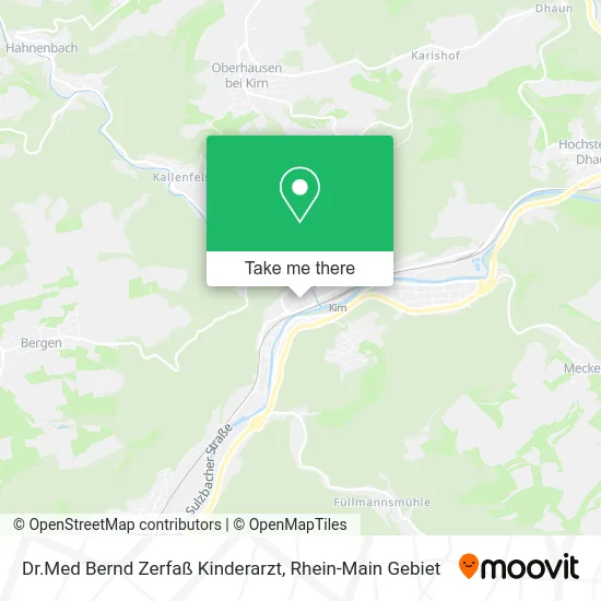 Карта Dr.Med Bernd Zerfaß Kinderarzt