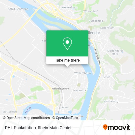 DHL Packstation map