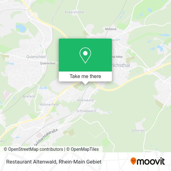 Карта Restaurant Altenwald