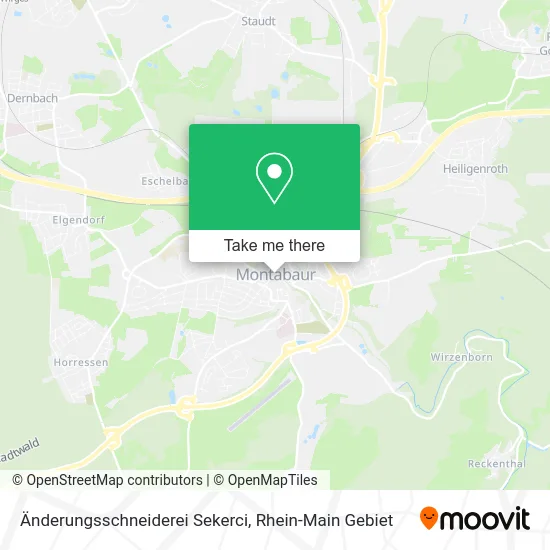 Карта Änderungsschneiderei Sekerci