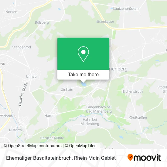 Карта Ehemaliger Basaltsteinbruch