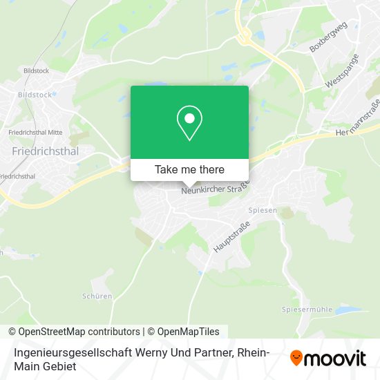 Карта Ingenieursgesellschaft Werny Und Partner
