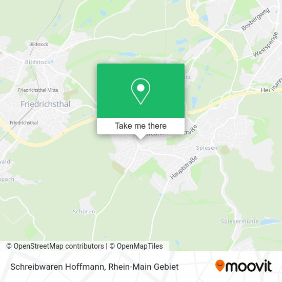 Schreibwaren Hoffmann map