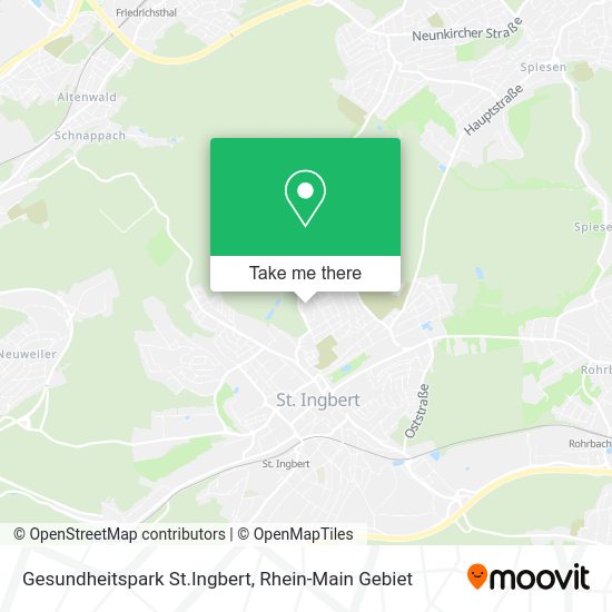 Карта Gesundheitspark St.Ingbert