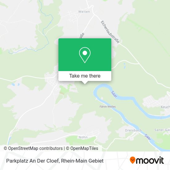 Карта Parkplatz An Der Cloef