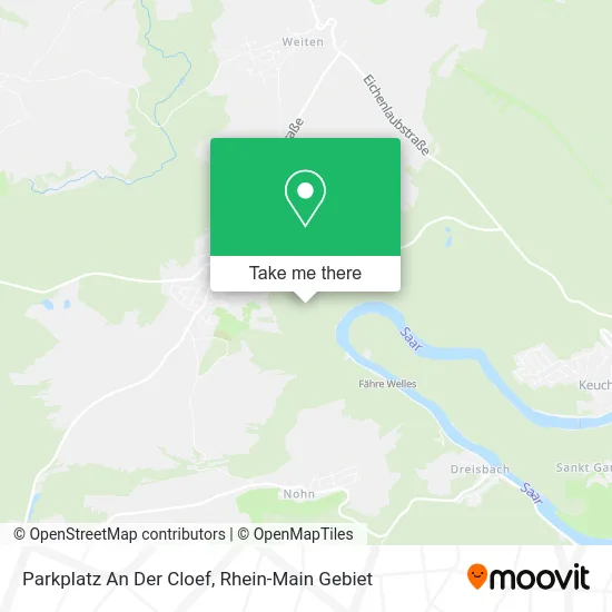 Карта Parkplatz An Der Cloef