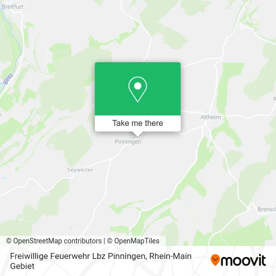 Карта Freiwillige Feuerwehr Lbz Pinningen