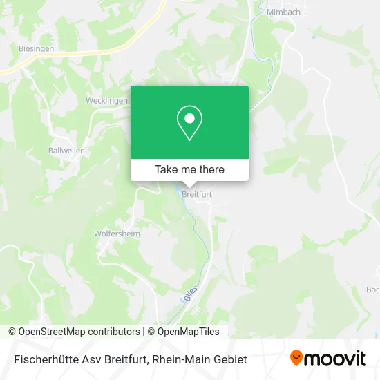 Карта Fischerhütte Asv Breitfurt