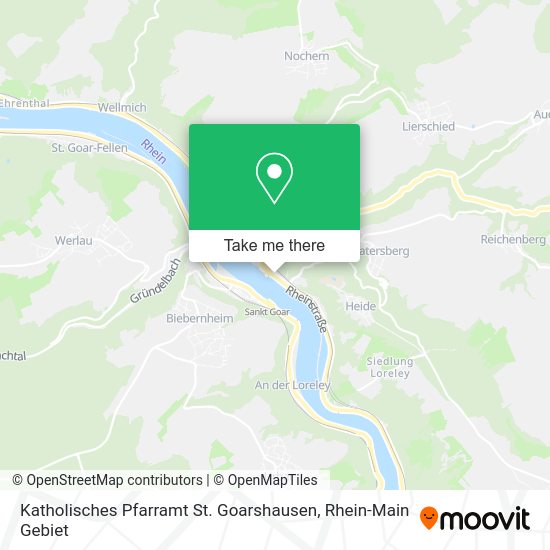 Карта Katholisches Pfarramt St. Goarshausen
