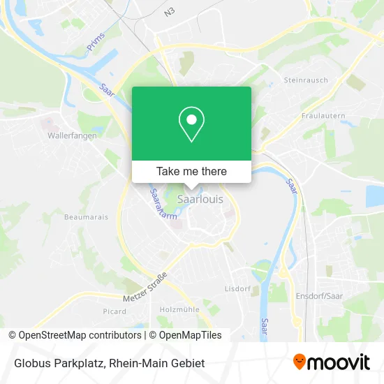 Карта Globus Parkplatz